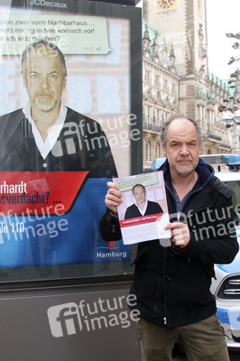 Plakatkampagne der Polizei mit Marek Erhardt in Hamburg