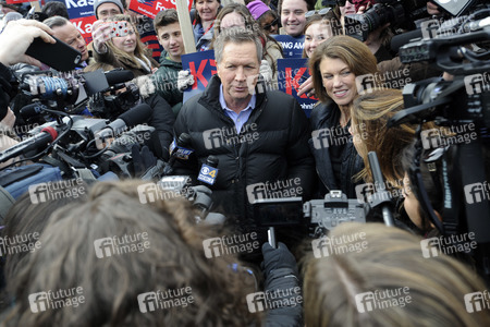 Wahlkampfrede von John Kasich in Concord