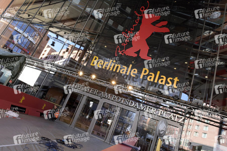Aufbauarbeiten zur Berlinale 2016