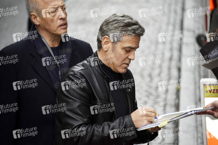 Ankunft zur 'Hail, Caesar!' Pressekonferenz, Berlinale 2016