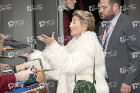 Ankunft zur 'Alone in Berlin / Jeder stirbt für sich allein' Pressekonferenz, Berlinale 2016