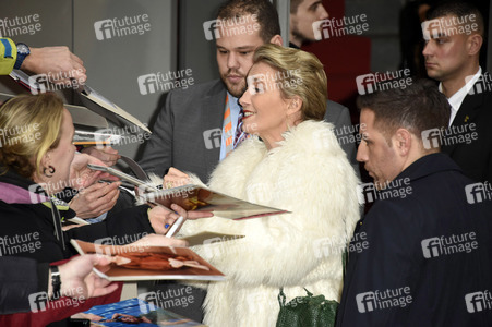 Ankunft zur 'Alone in Berlin / Jeder stirbt für sich allein' Pressekonferenz, Berlinale 2016