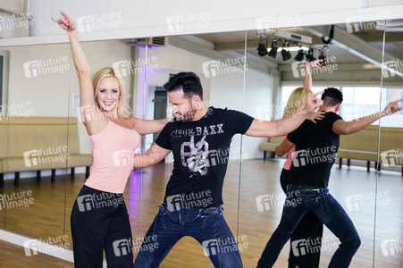 Training für die RTL-Tanzshow 'Let's Dance' in Dinslaken