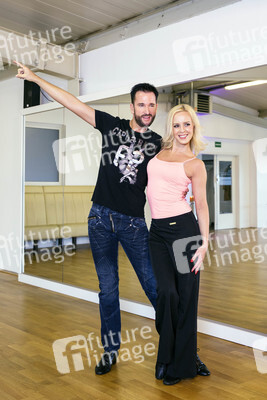 Training für die RTL-Tanzshow 'Let's Dance' in Dinslaken