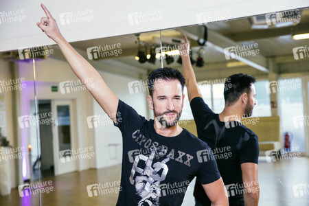 Training für die RTL-Tanzshow 'Let's Dance' in Dinslaken
