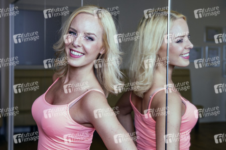 Training für die RTL-Tanzshow 'Let's Dance' in Dinslaken