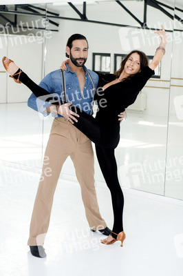 Jana Pallaske trainiert für 'Let's Dance' in Berlin