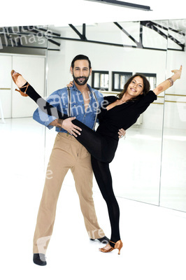 Jana Pallaske trainiert für 'Let's Dance' in Berlin