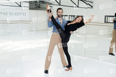 Jana Pallaske trainiert für 'Let's Dance' in Berlin