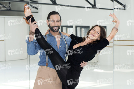 Jana Pallaske trainiert für 'Let's Dance' in Berlin