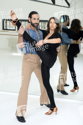 Jana Pallaske trainiert für 'Let's Dance' in Berlin
