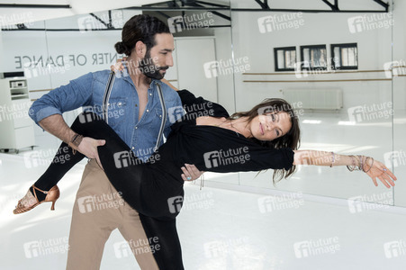 Jana Pallaske trainiert für 'Let's Dance' in Berlin