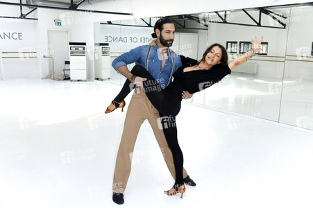 Jana Pallaske trainiert für 'Let's Dance' in Berlin