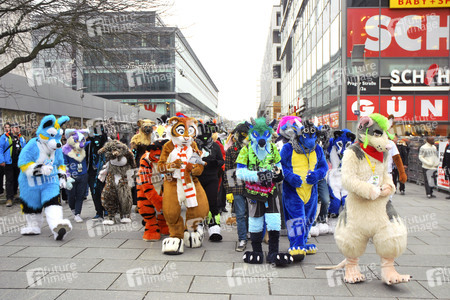 Furry Walk zu 'Zoomania' in Dresden
