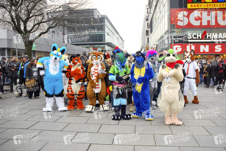 Furry Walk zu 'Zoomania' in Dresden