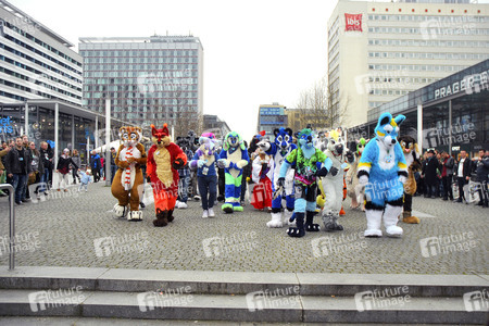 Furry Walk zu 'Zoomania' in Dresden