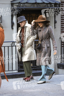 Woody Allen bei Dreharbeiten in New York