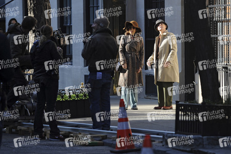 Woody Allen bei Dreharbeiten in New York