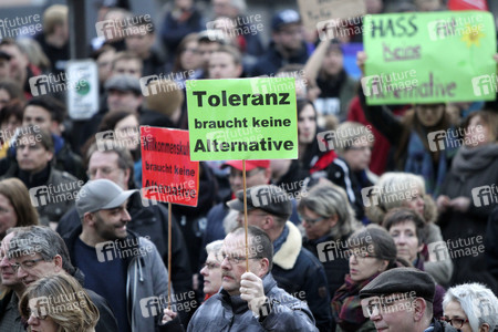 Afd Wahlkampf-Abschlussveranstaltung in Neuwied