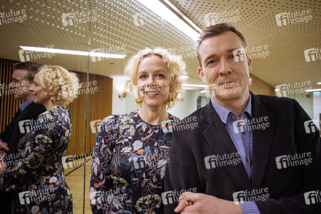 Veranstaltung '63, David Mitchell & Katja Riemann stellen die Knochenuhren' auf der lit.Cologne in Köln