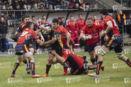 Rugby-Länderspiel Deutschland gegen Spanien in Köln
