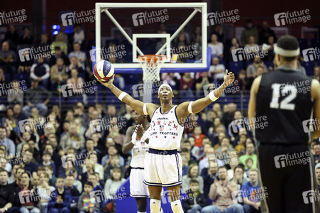 Basketballspiel Harlem Globetrotters vs. World All Stars in Berlin