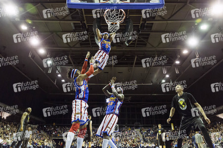 Basketballspiel Harlem Globetrotters vs. World All Stars in Berlin