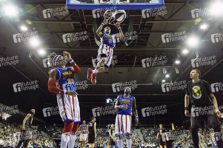 Basketballspiel Harlem Globetrotters vs. World All Stars in Berlin