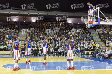 Basketballspiel Harlem Globetrotters vs. World All Stars in Berlin