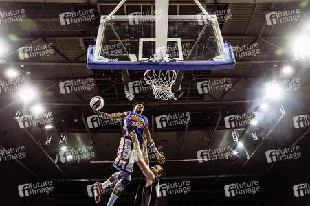 Basketballspiel Harlem Globetrotters vs. World All Stars in Berlin