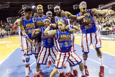Basketballspiel Harlem Globetrotters vs. World All Stars in Berlin