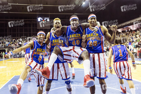 Basketballspiel Harlem Globetrotters vs. World All Stars in Berlin