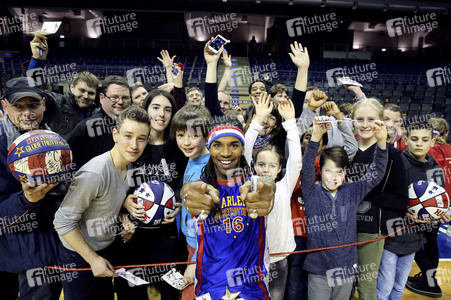 Basketballspiel Harlem Globetrotters vs. World All Stars in Berlin