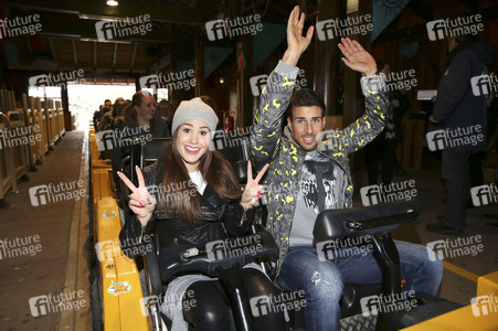 Jubiläumsfahrt auf Holzachterbahn Colossos im Heide Park Resort Soltau