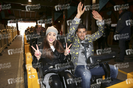 Jubiläumsfahrt auf Holzachterbahn Colossos im Heide Park Resort Soltau