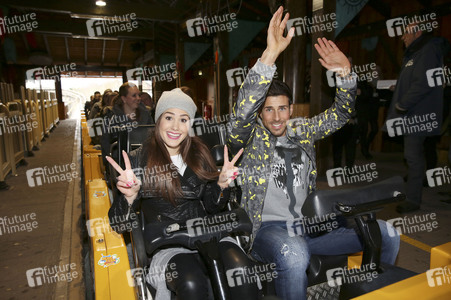 Jubiläumsfahrt auf Holzachterbahn Colossos im Heide Park Resort Soltau