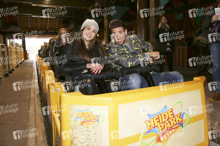 Jubiläumsfahrt auf Holzachterbahn Colossos im Heide Park Resort Soltau