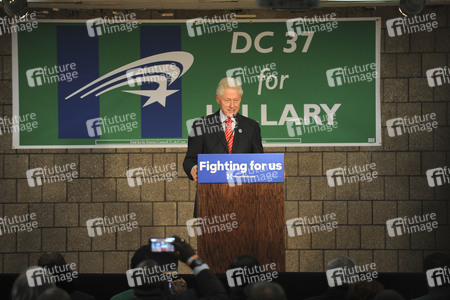 Wahlkampfrede von Bill Clinton in New York