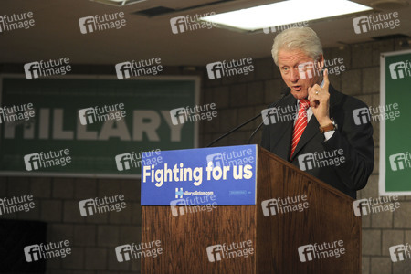 Wahlkampfrede von Bill Clinton in New York
