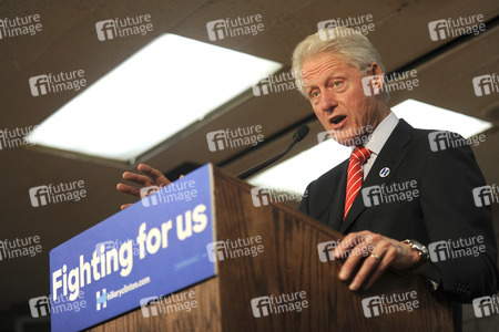 Wahlkampfrede von Bill Clinton in New York