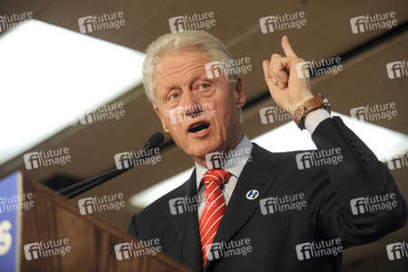 Wahlkampfrede von Bill Clinton in New York