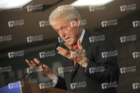 Wahlkampfrede von Bill Clinton in New York