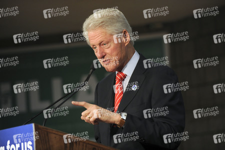 Wahlkampfrede von Bill Clinton in New York