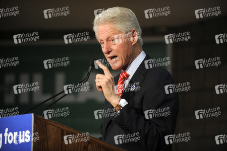 Wahlkampfrede von Bill Clinton in New York