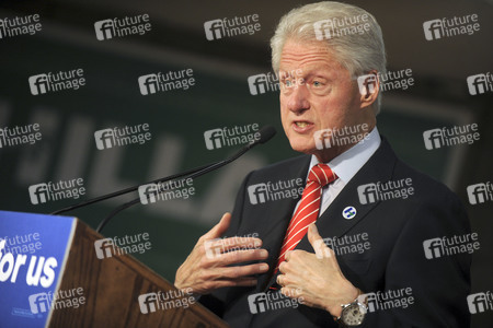 Wahlkampfrede von Bill Clinton in New York