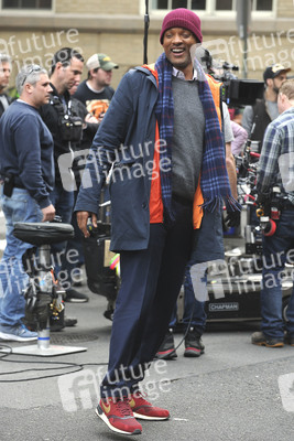 Dreharbeiten zu 'Collateral Beauty' in New York