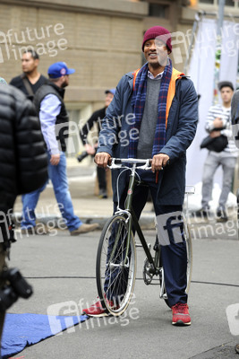 Dreharbeiten zu 'Collateral Beauty' in New York