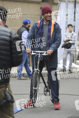 Dreharbeiten zu 'Collateral Beauty' in New York