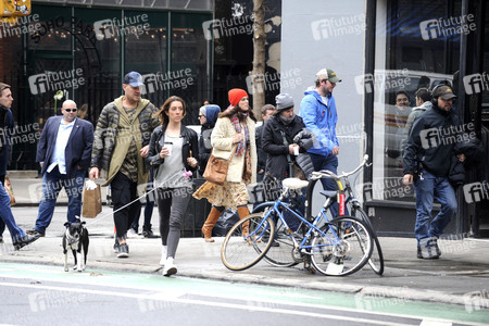 Dreharbeiten zu 'Collateral Beauty' in New York