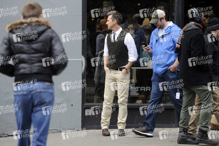 Dreharbeiten zu 'Collateral Beauty' in New York